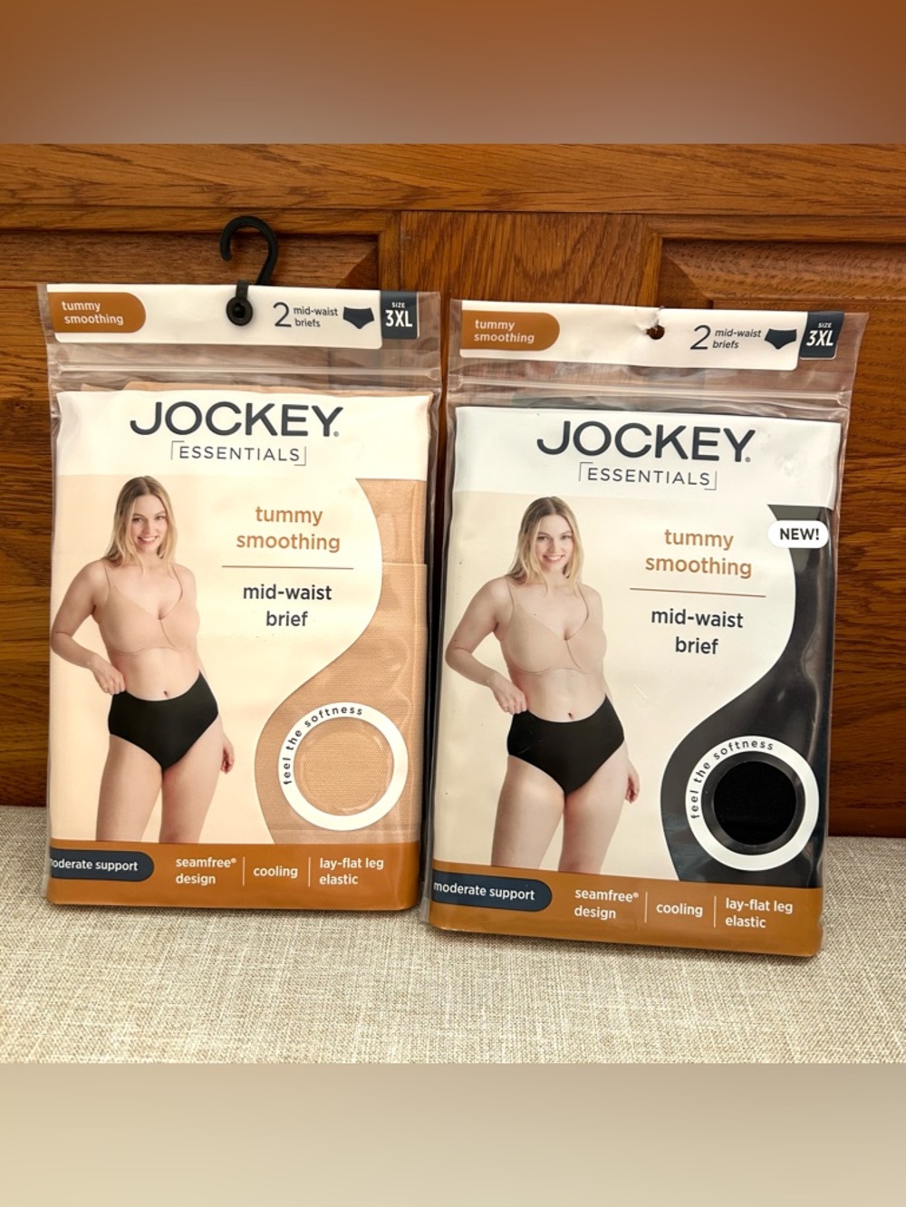 Women's Jockey Essentials Slimming Brief Panties, Seamfree Underwear, 3XL